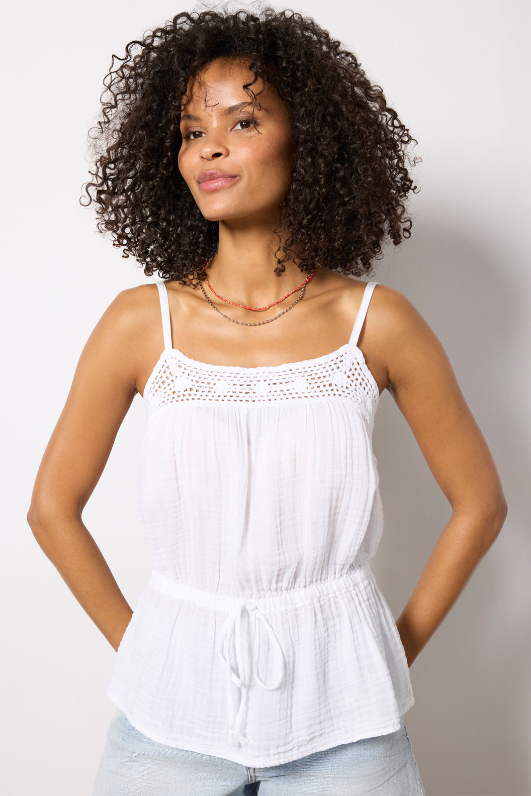 Emelie Waist Tie Tank