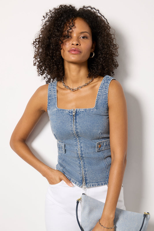Mitchie Denim Corset