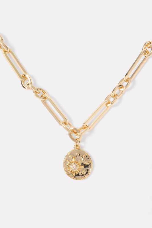 LaSalle Long Coin Necklace