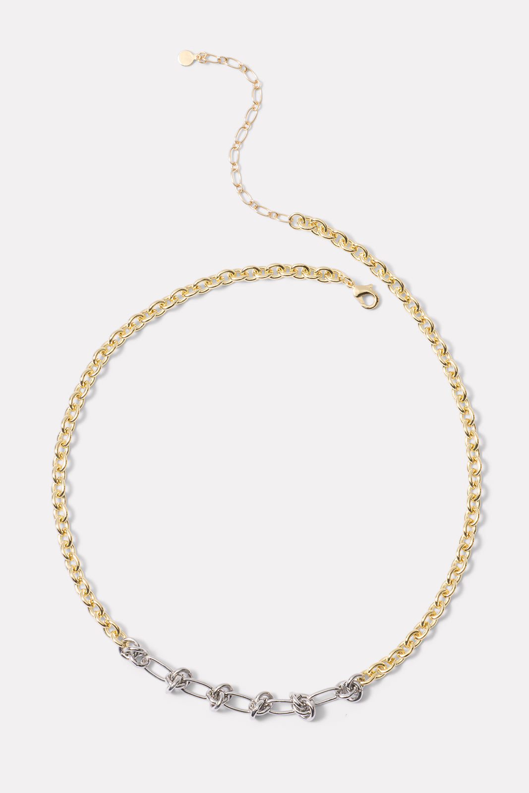 Elena Two Tone Necklace