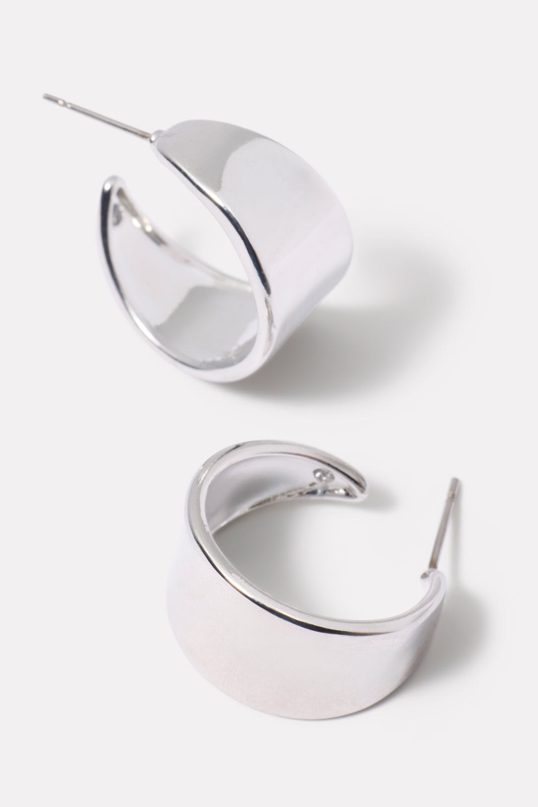 Pippa Flat Hoop Earrings
