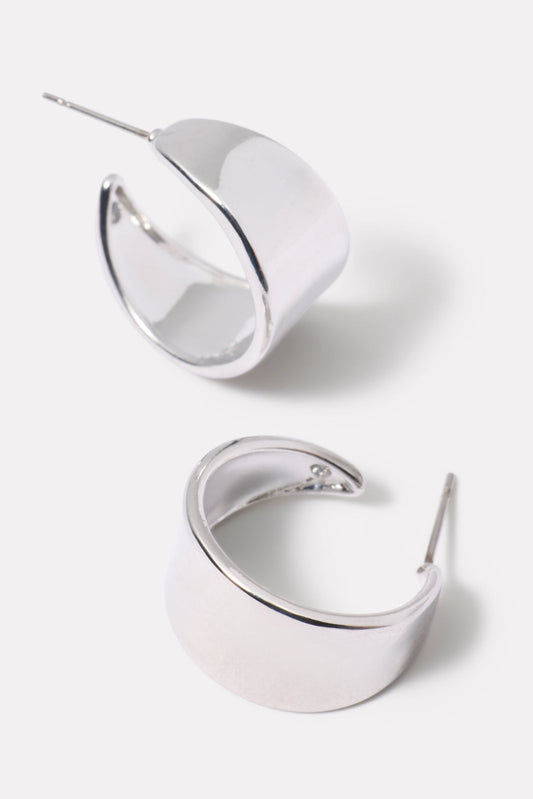 Pippa Flat Hoop Earrings