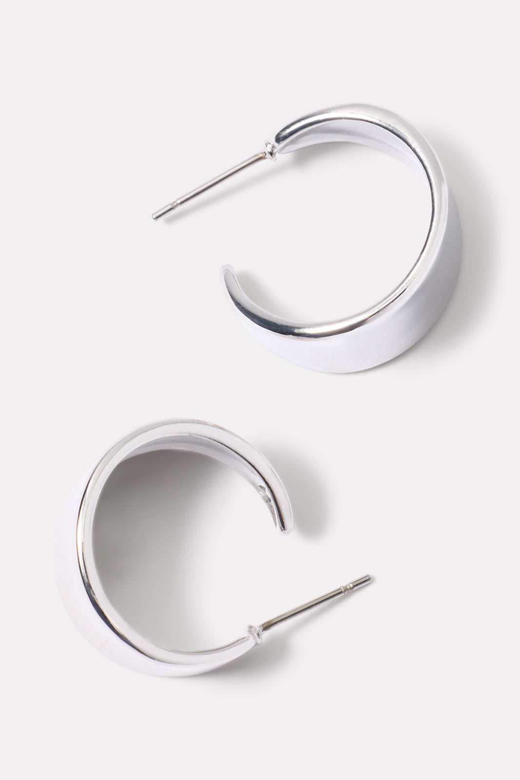 Pippa Flat Hoop Earrings
