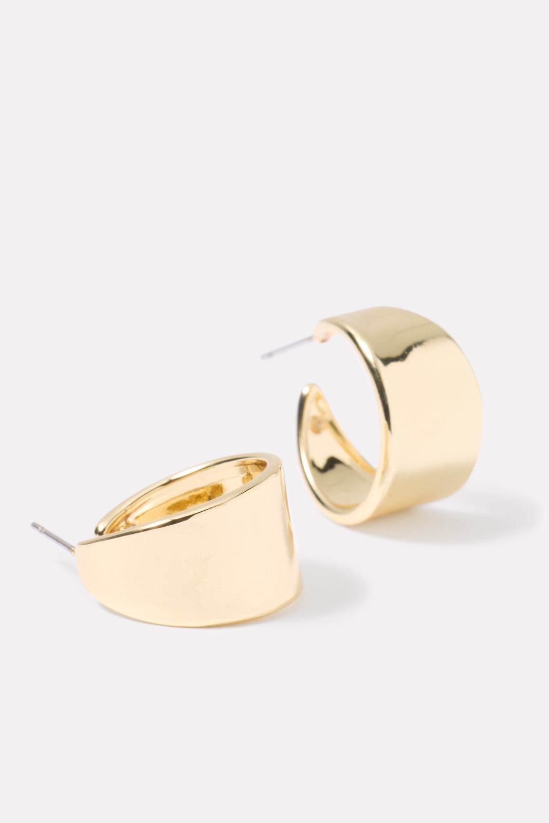 Pippa Flat Hoop Earrings