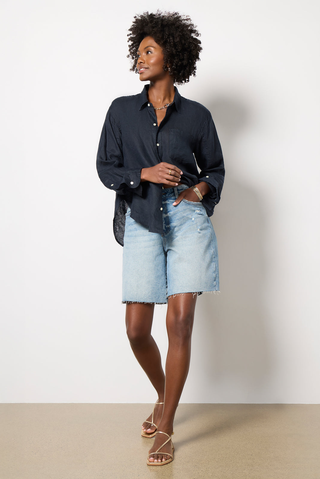 Kayla Shrunken Shirt