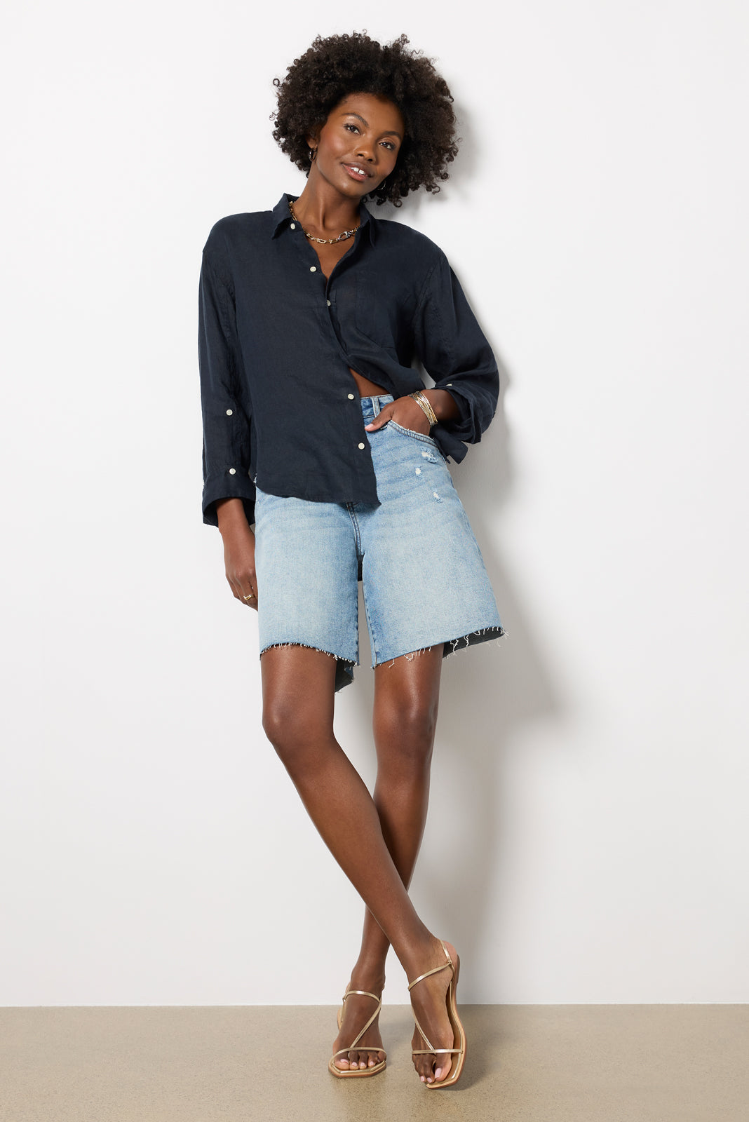 Kayla Shrunken Shirt