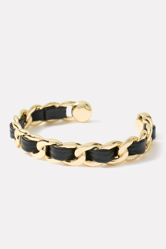 Romy Leather Braided Cuff