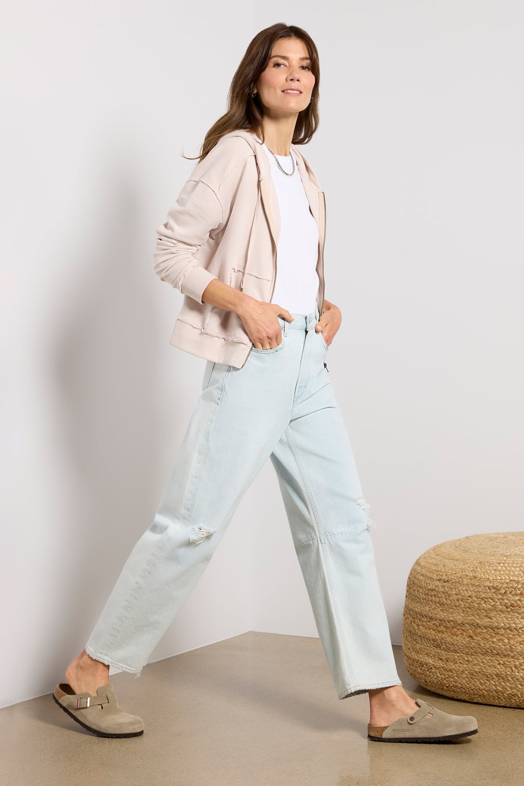 Jillian Zip Up Hoodie Sweatshirt