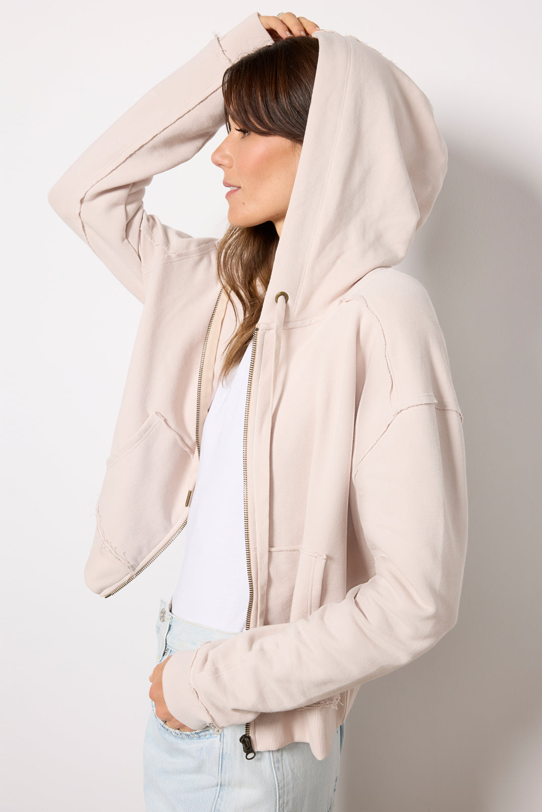 Jillian Zip Up Hoodie Sweatshirt