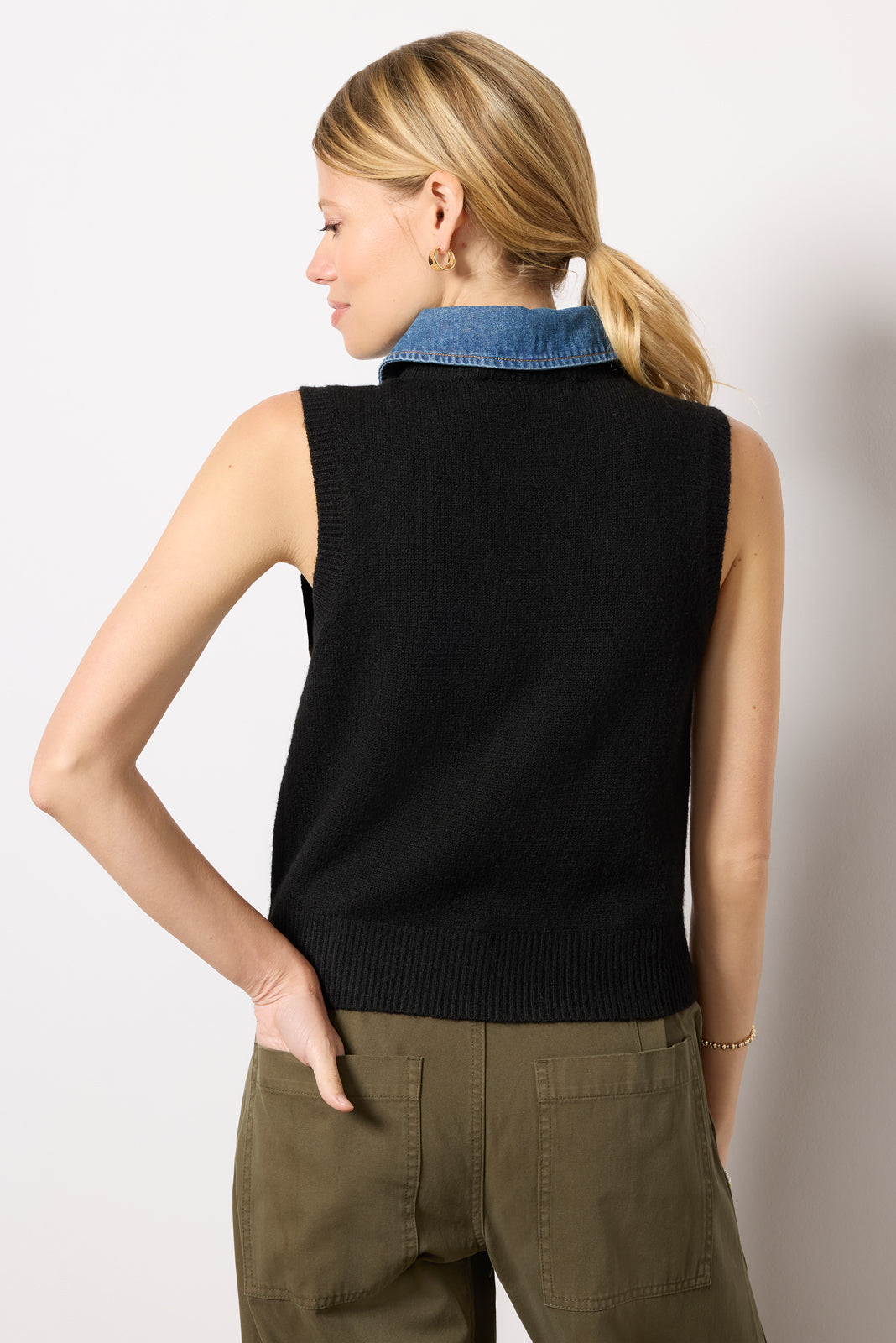 Ellie Knit Collared Tank