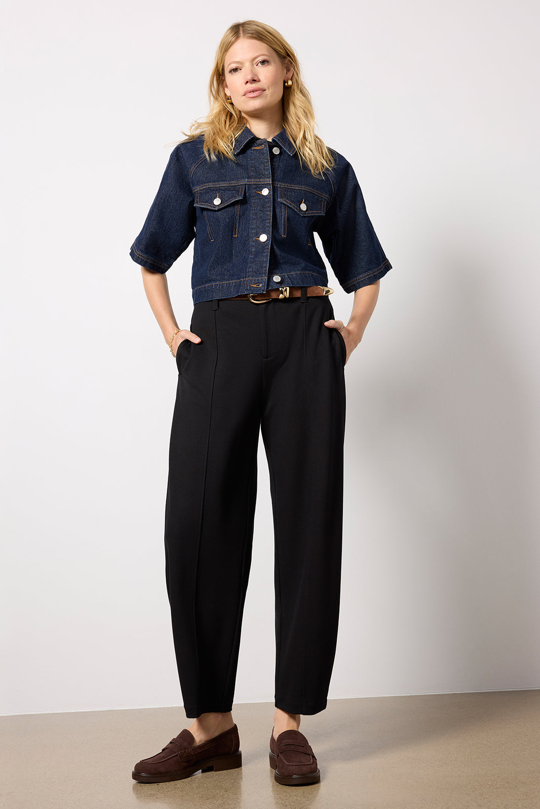 Ponte Barrel Trouser