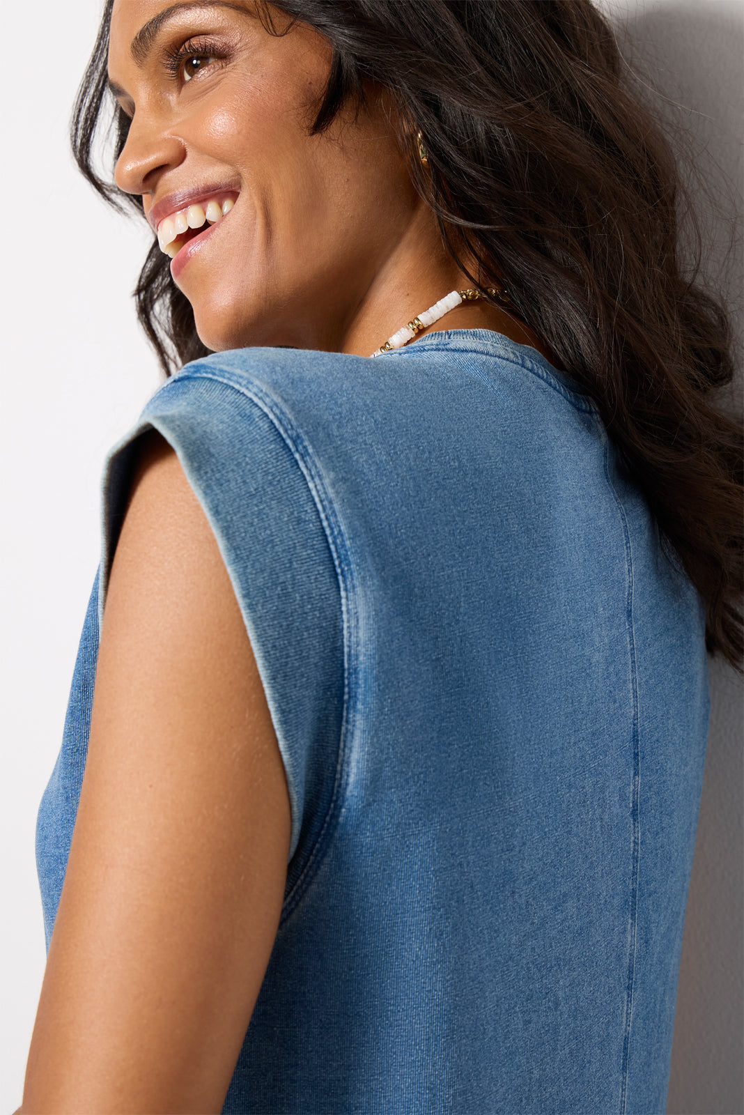 Calabasas Jersey Denim Dress