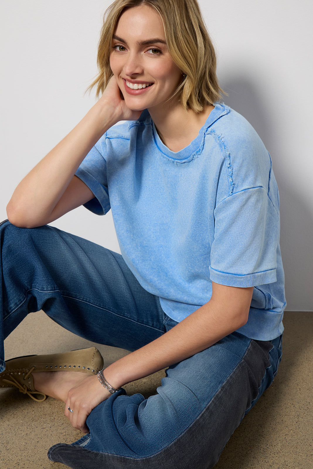 Lizzie Short Sleeve Sweatshirt