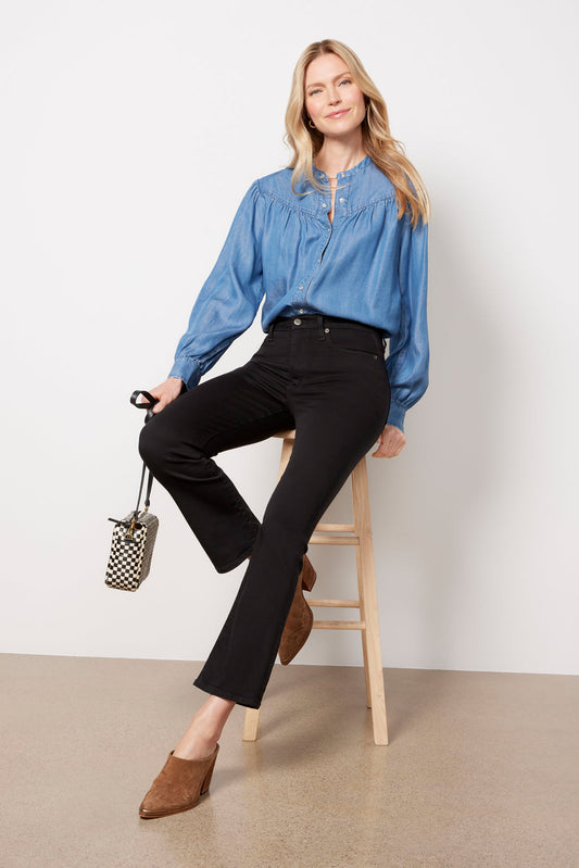 Lennon Crop Bootcut Jean