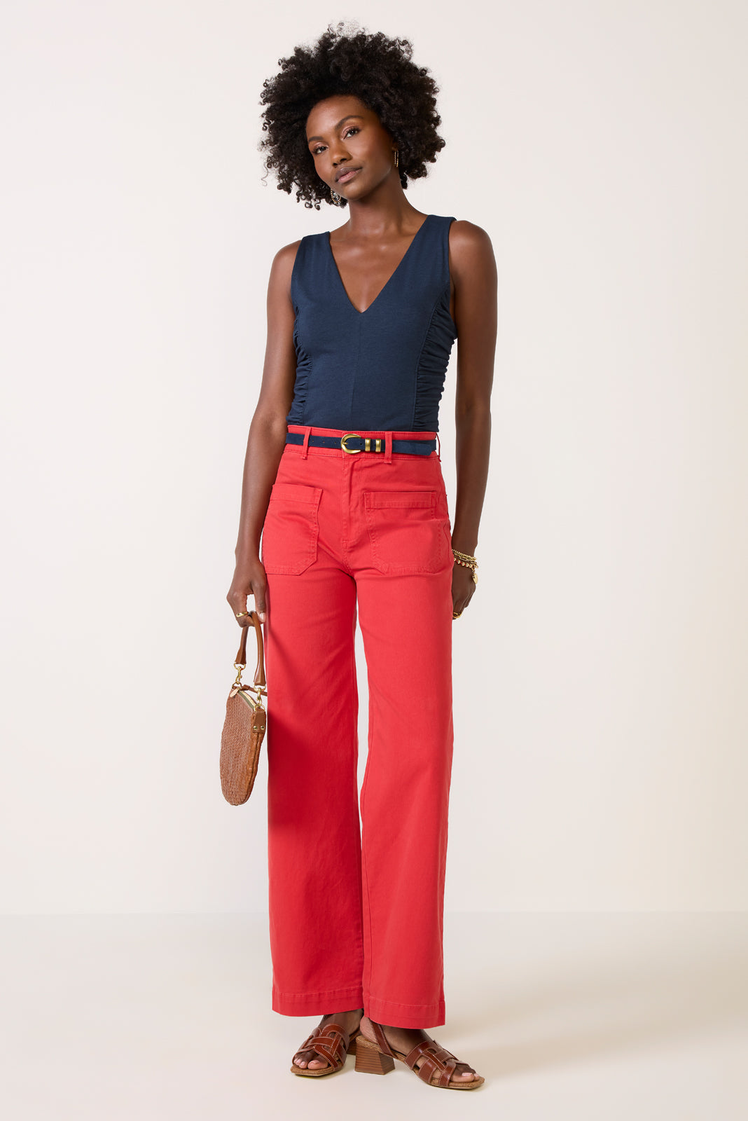 Cropped Sailor Pant