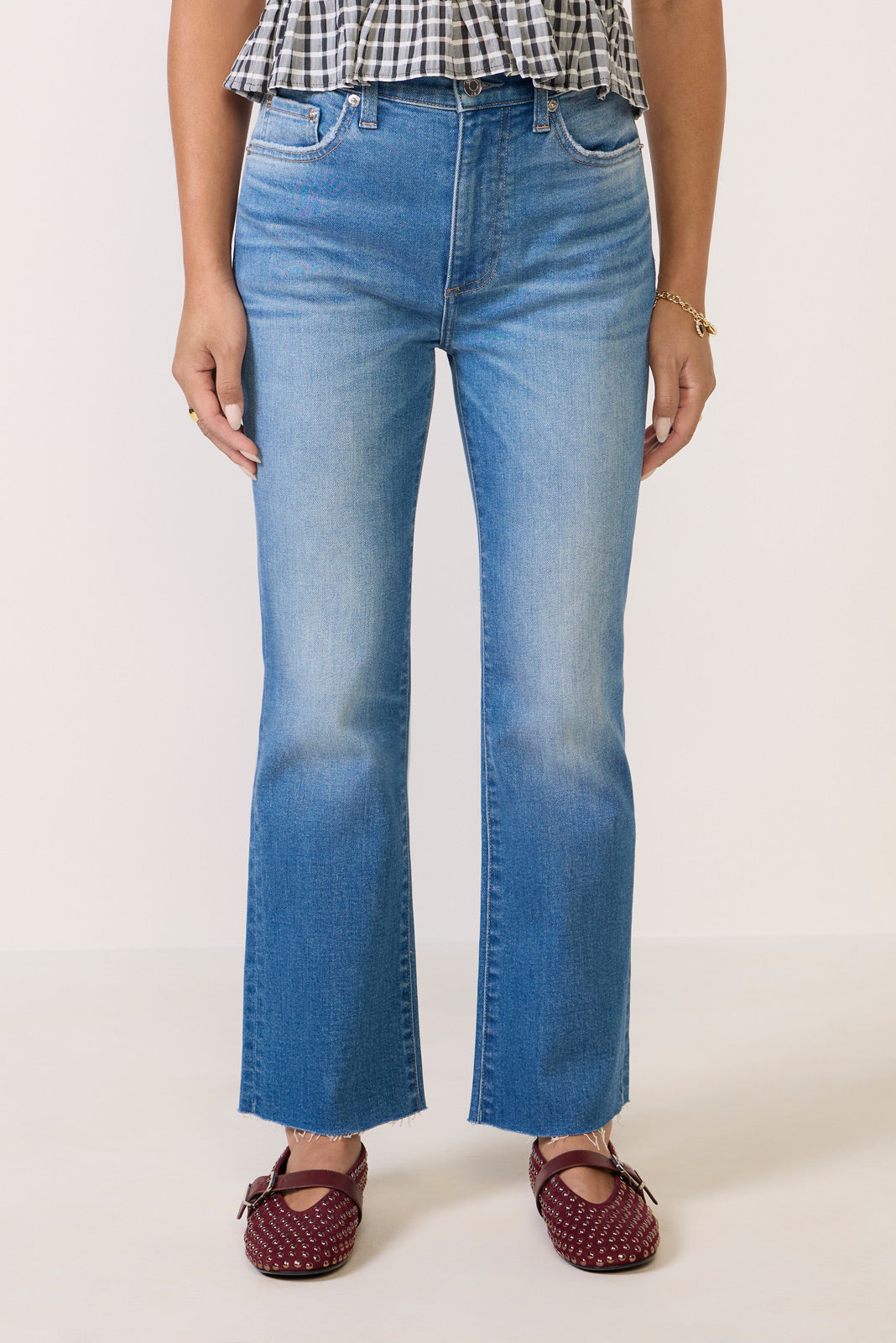 Petite Lennon Crop Bootcut Jean