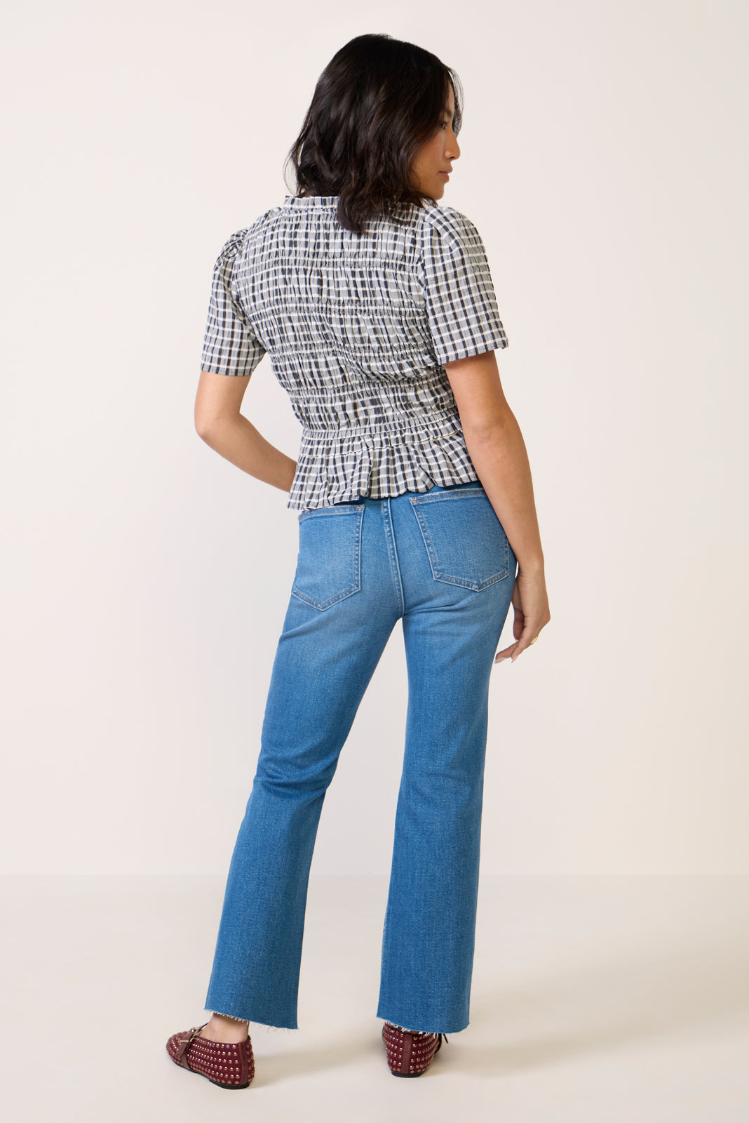 Petite Lennon Crop Bootcut Jean