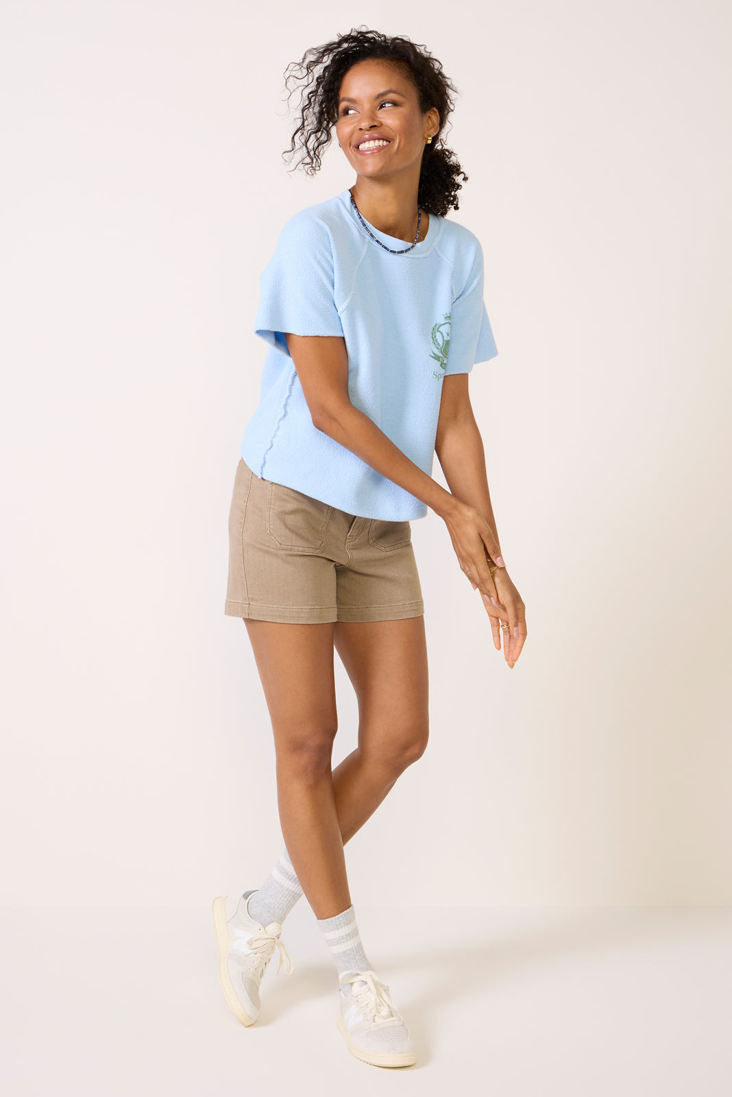 Sports Club Cut Off Sweatshirt