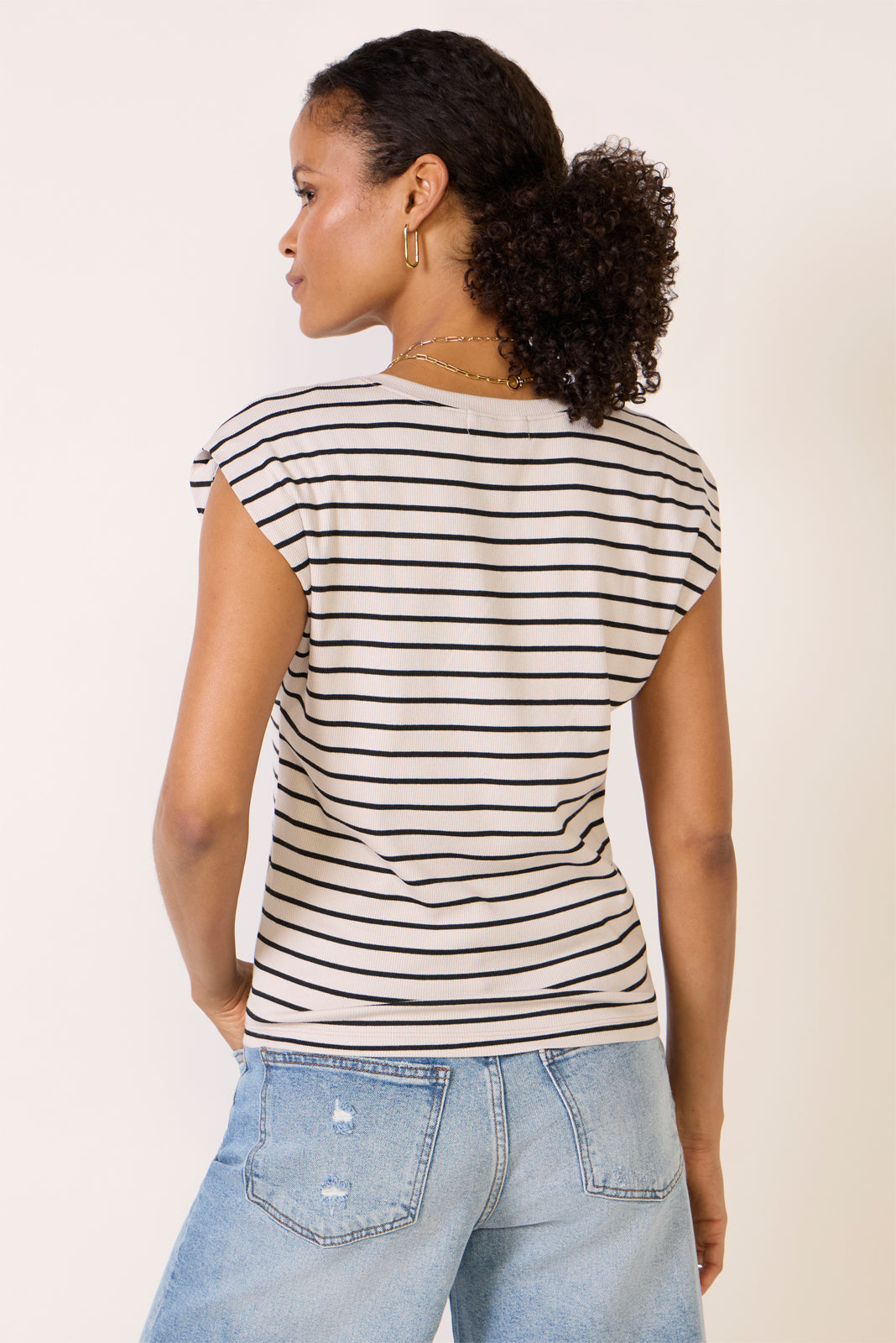 Tati Power Shoulder Top