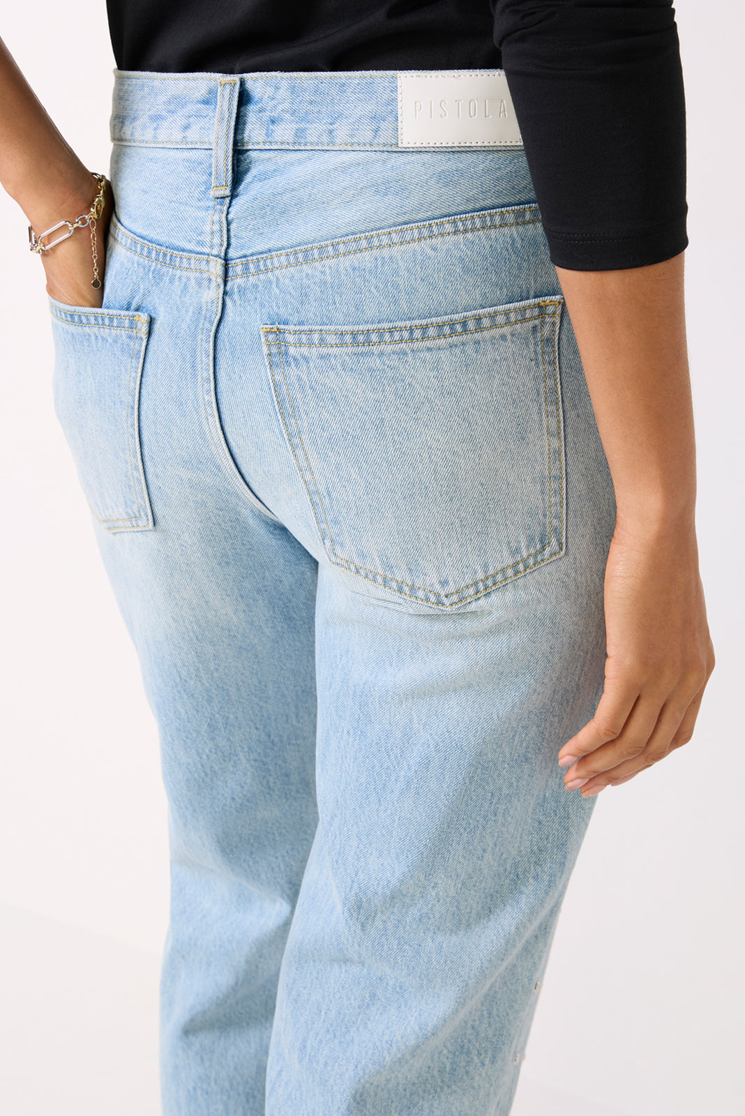 Lexi Bowed Straight Jean