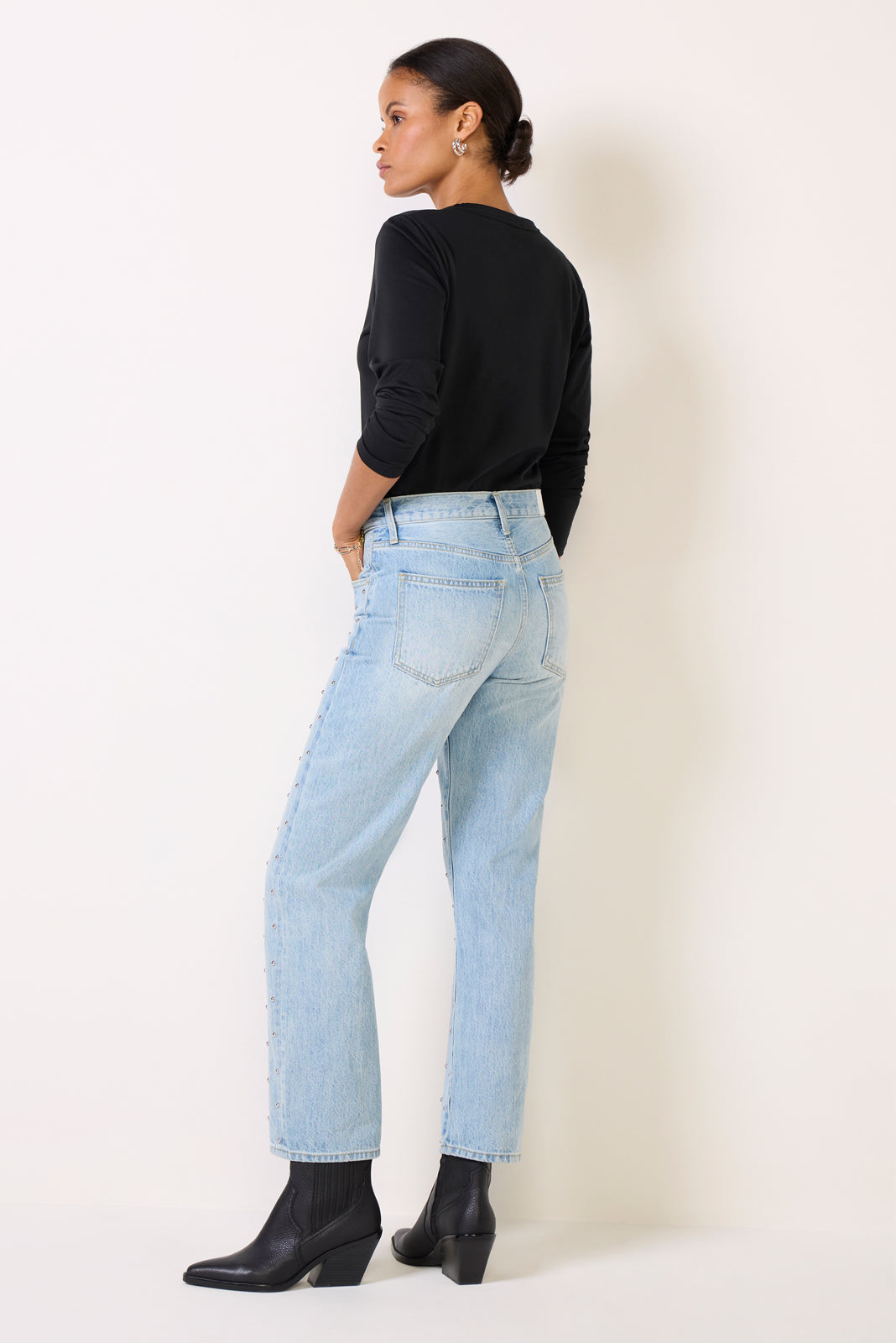 Lexi Bowed Straight Jean