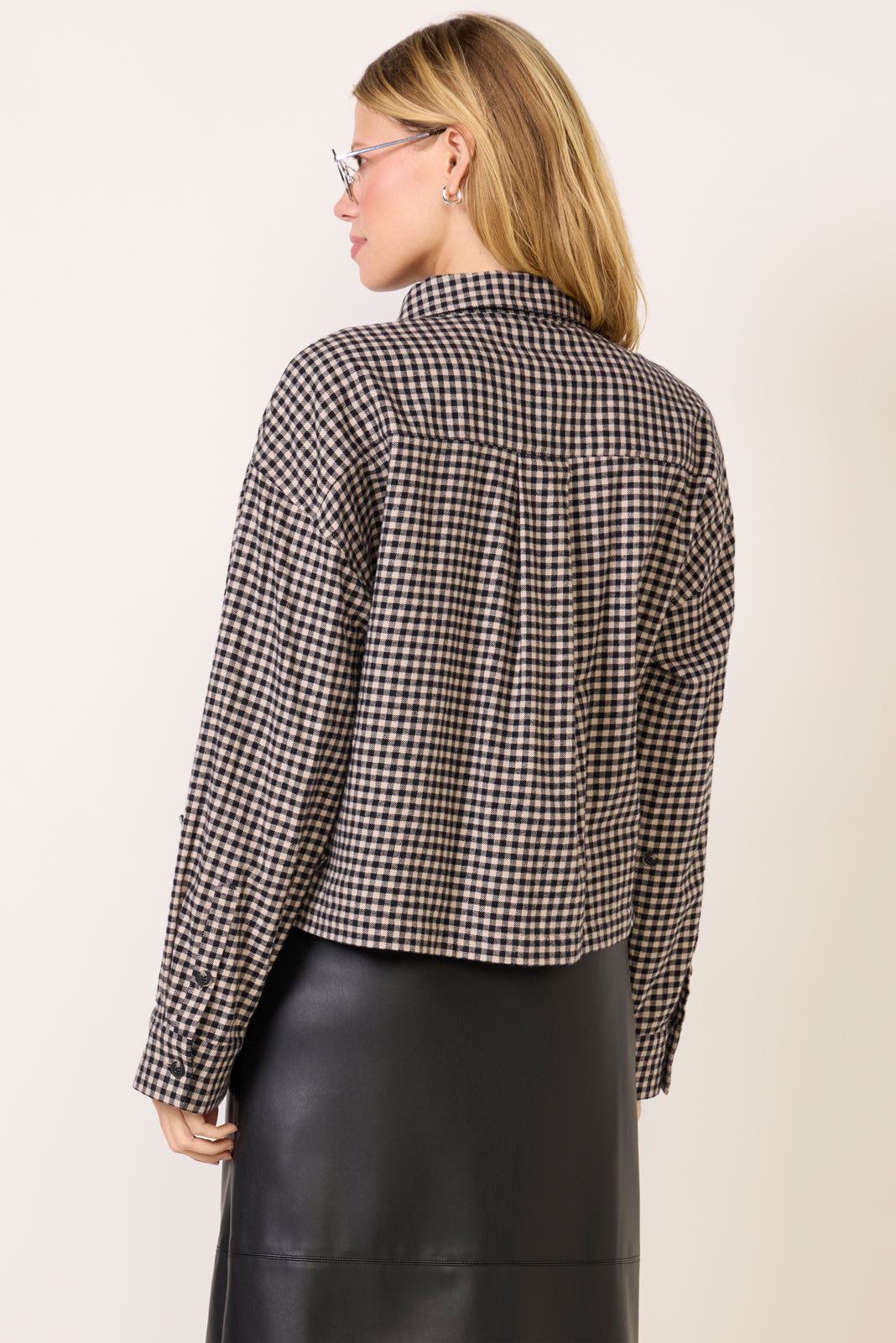 Norma Cropped Twill Shirting