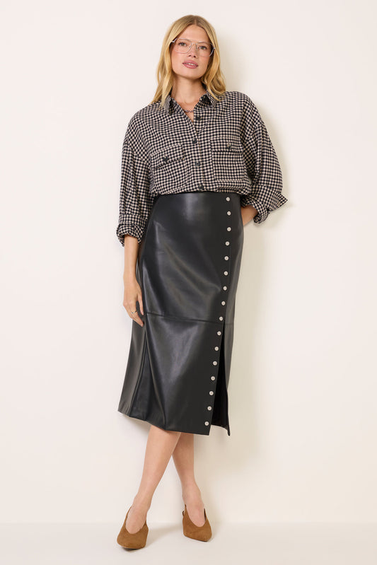 Norma Cropped Twill Shirting