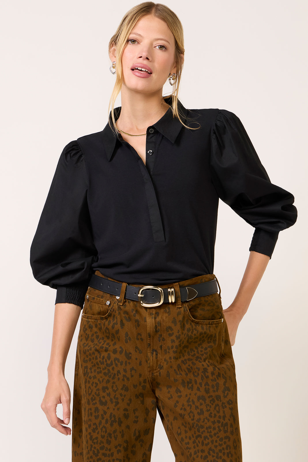 Nelly Mixed Media Top