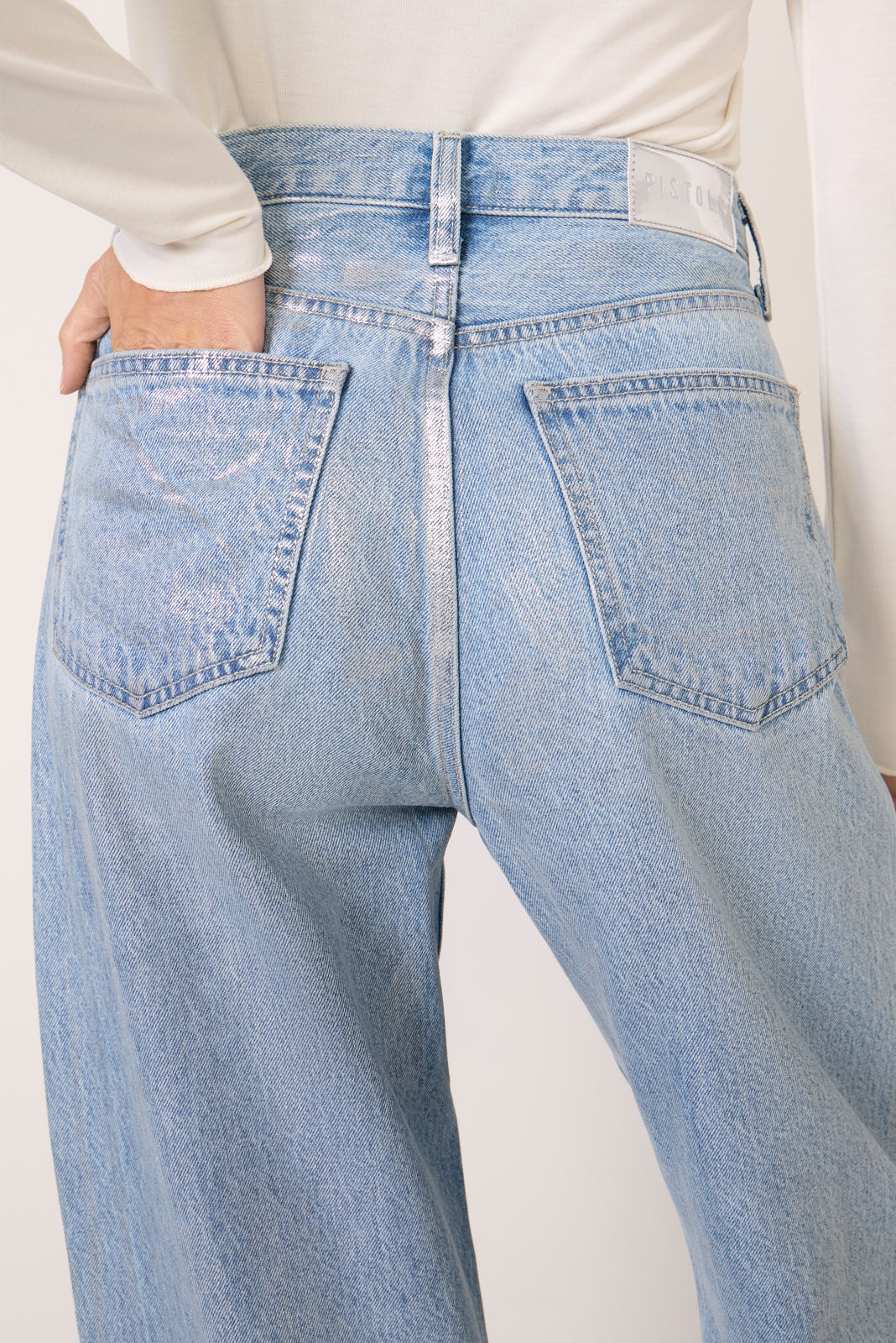 Wes Sparkle Barrel Jean