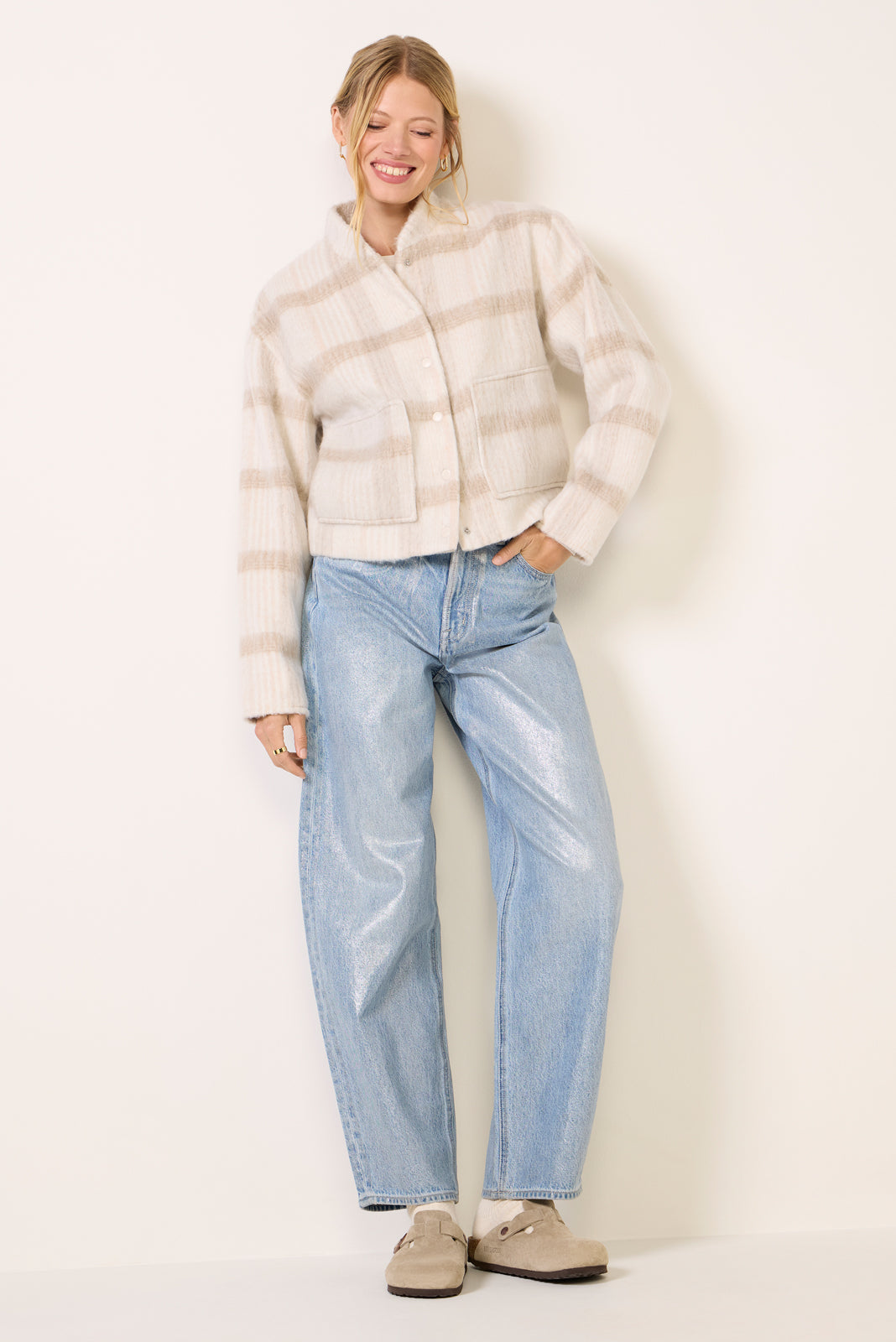 Wes Sparkle Barrel Jean