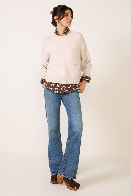 One Pocket Crew Sweater