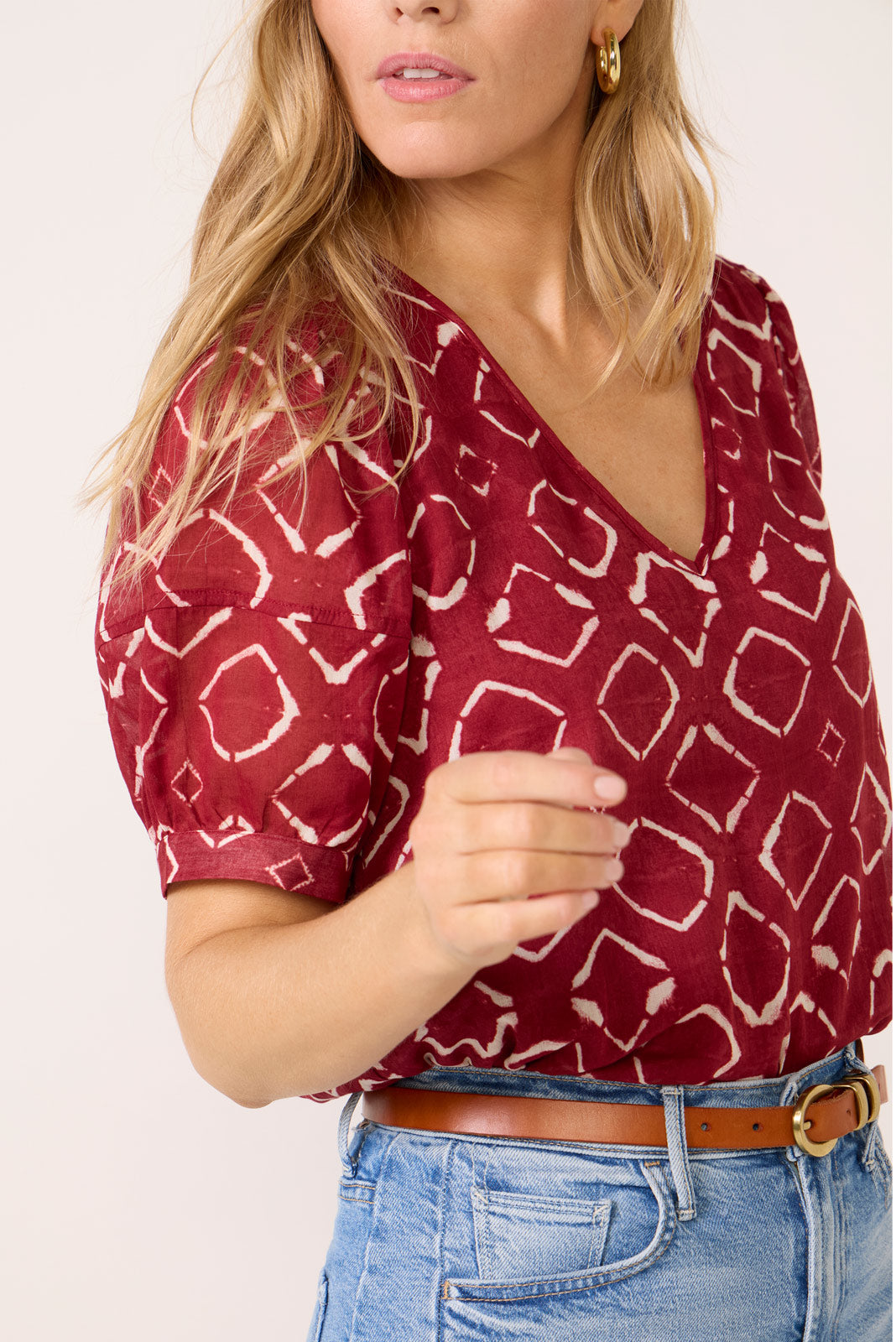 Hallie Shibori Top