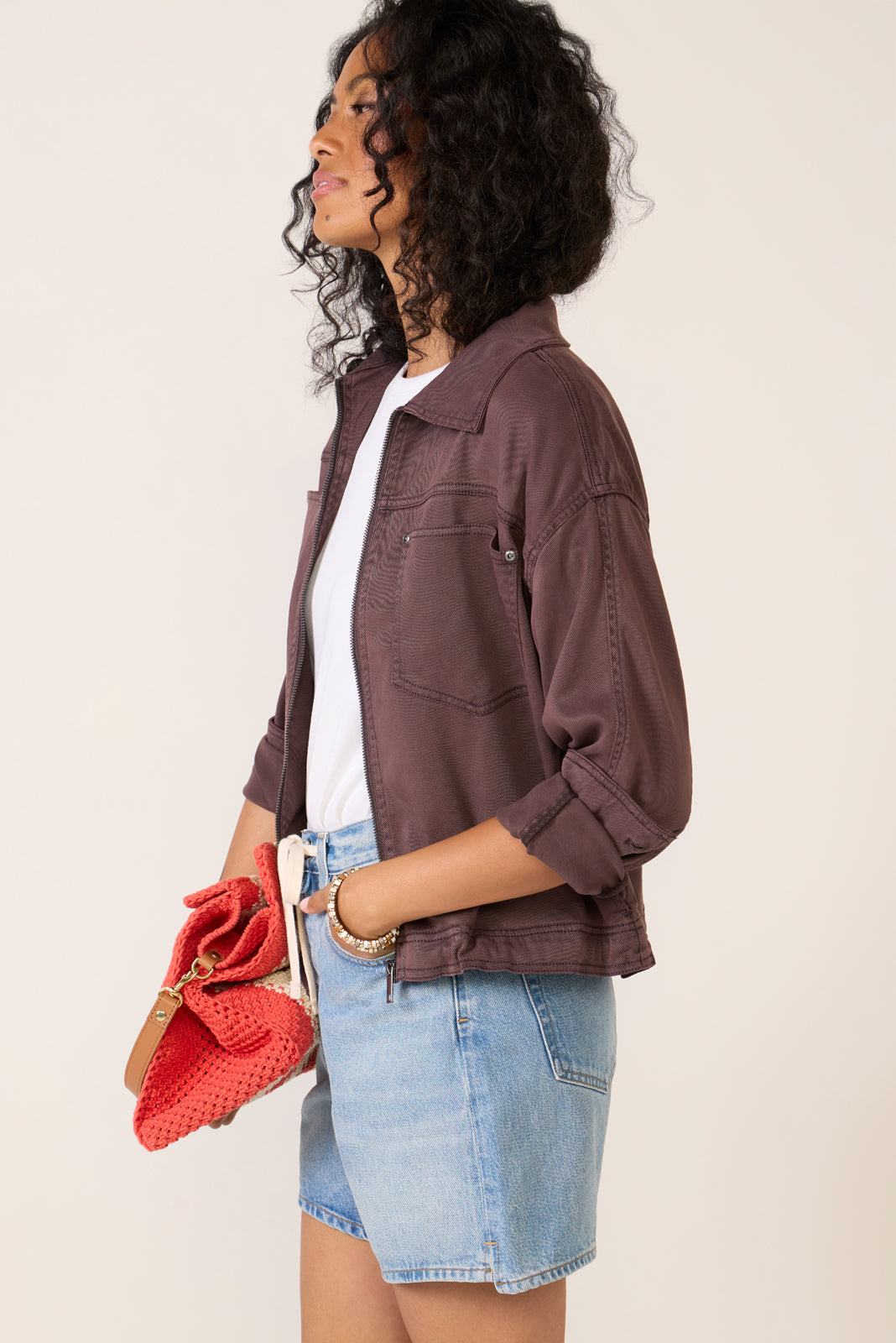 Bobbie Zip Utility Jacket