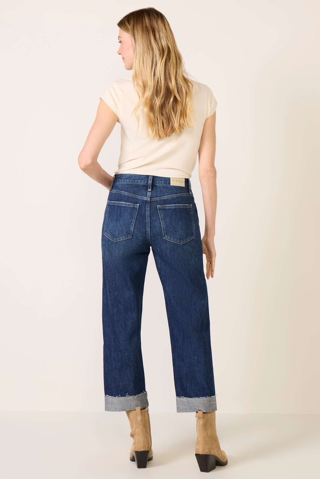 Kacey Cuffed Boyfriend Jean