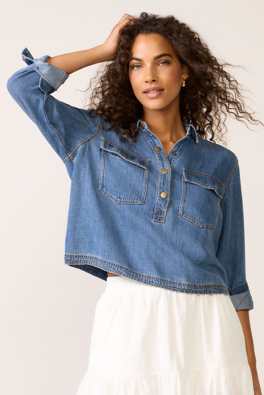 Ports Denim Popover