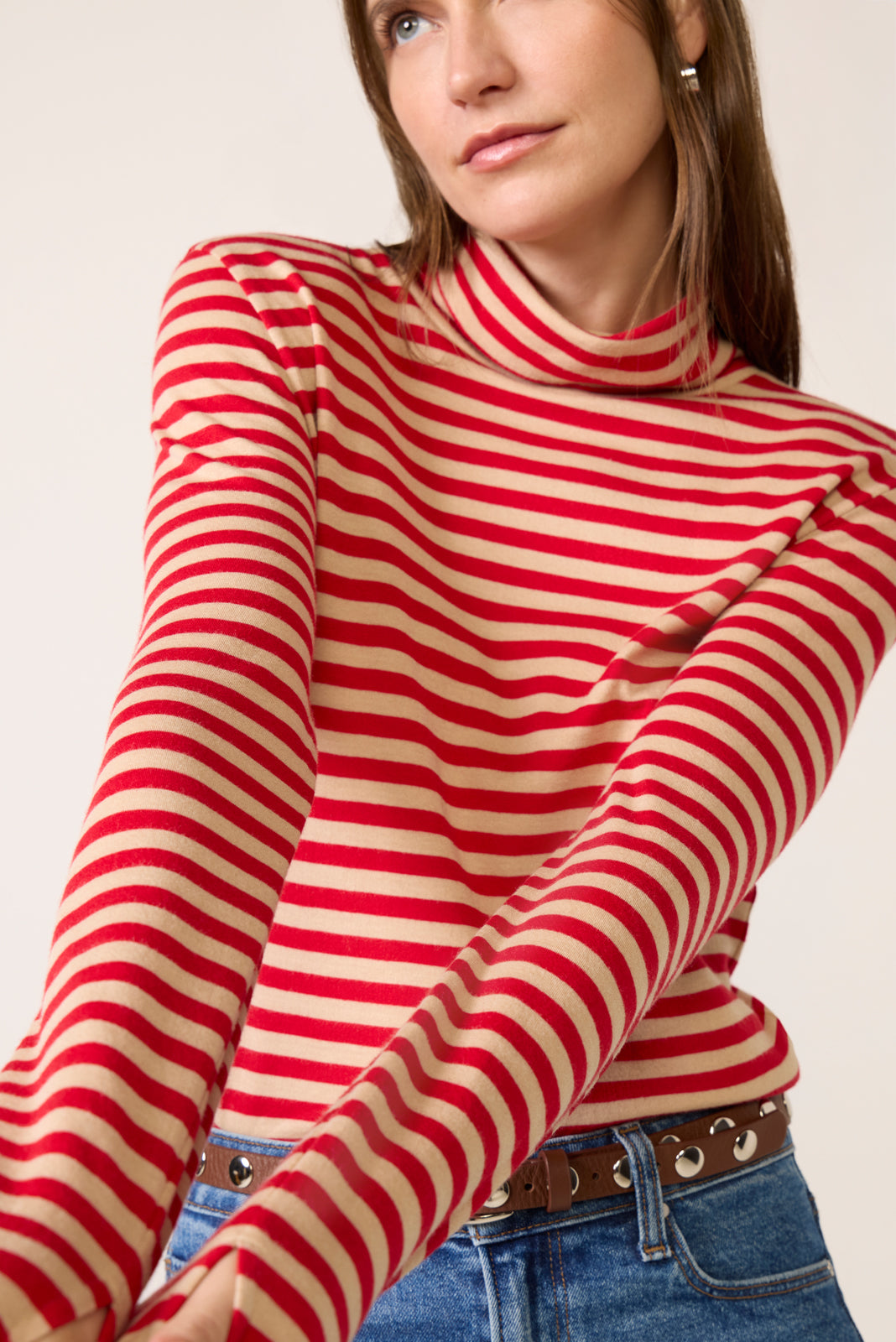 Feather Cloud Layering Turtleneck