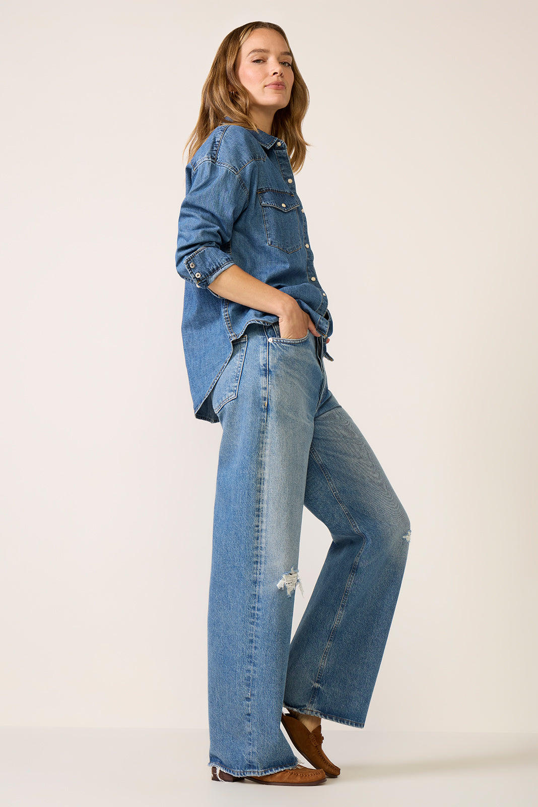 Santa Fe Shirt in Denim