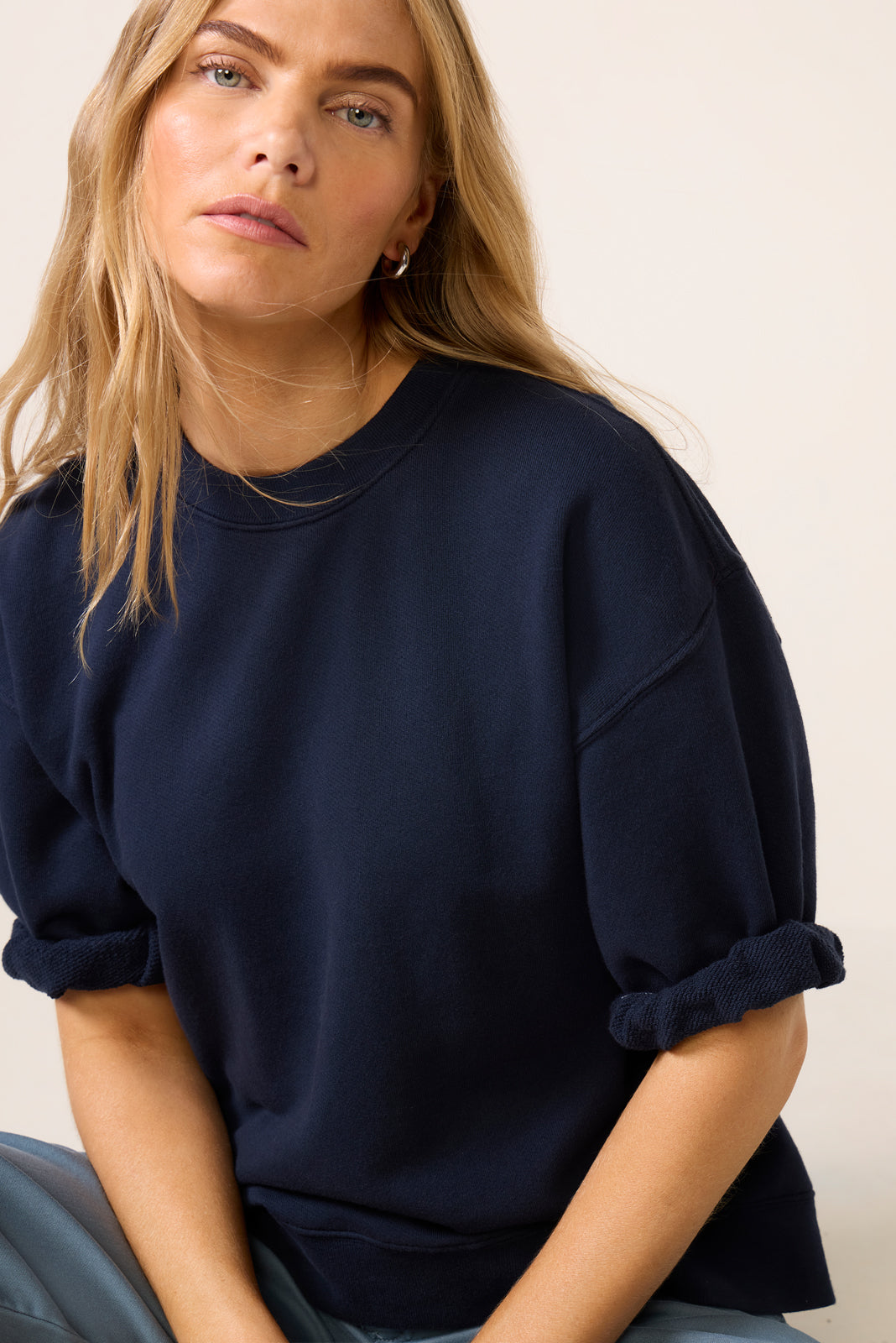 Rebecca Roll Sleeve Sweatshirt