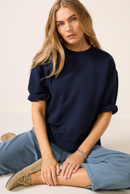 Rebecca Roll Sleeve Sweatshirt