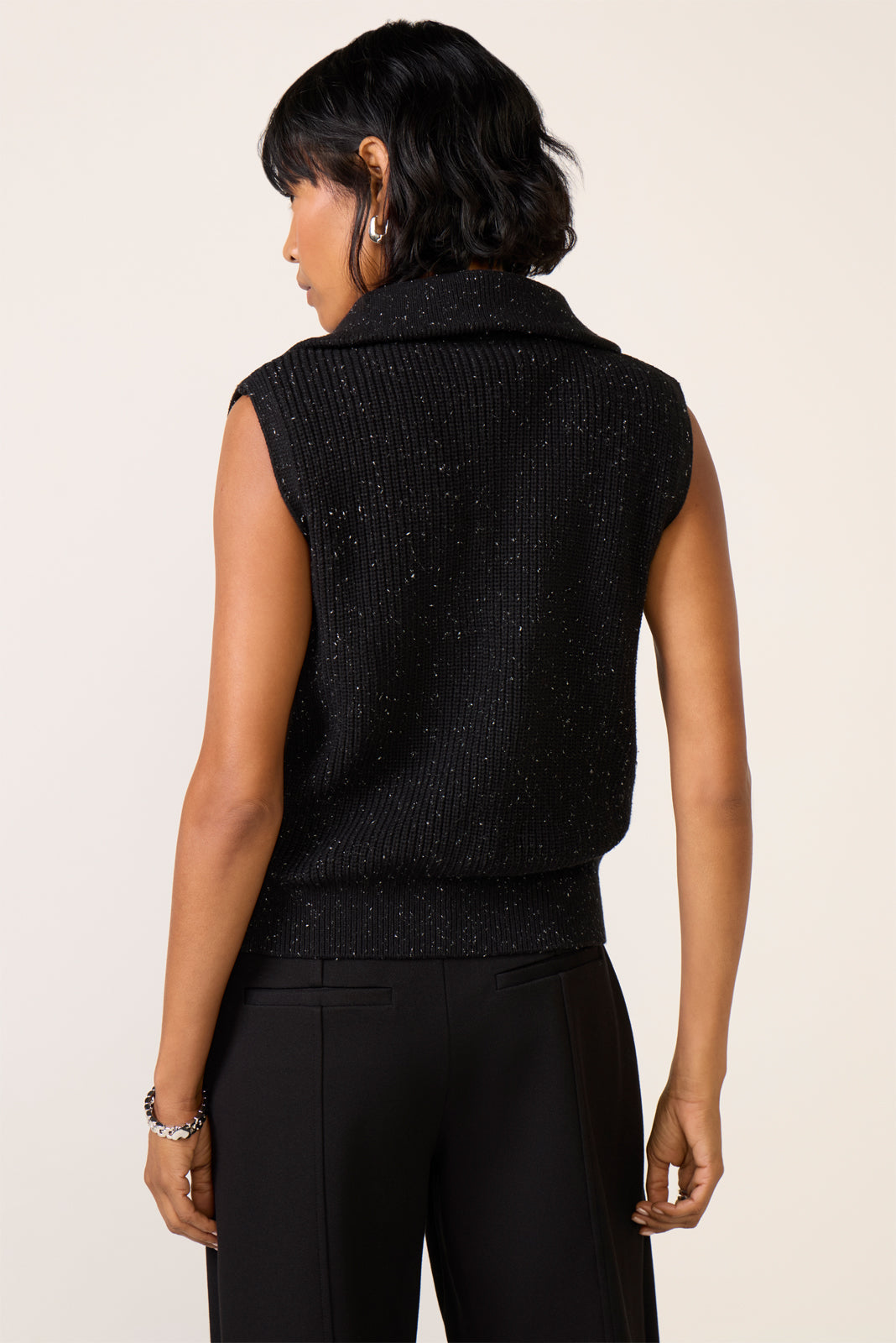 Hally Half Zip Rib Vest