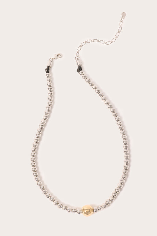 Vada TwoTone Bead Necklace