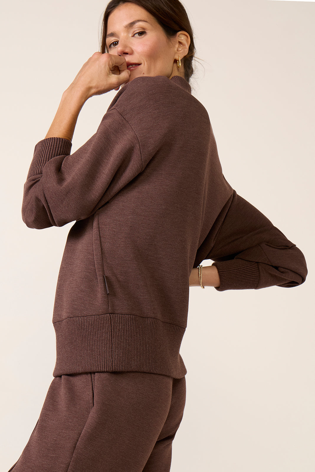 Sally Half Zip Sweat