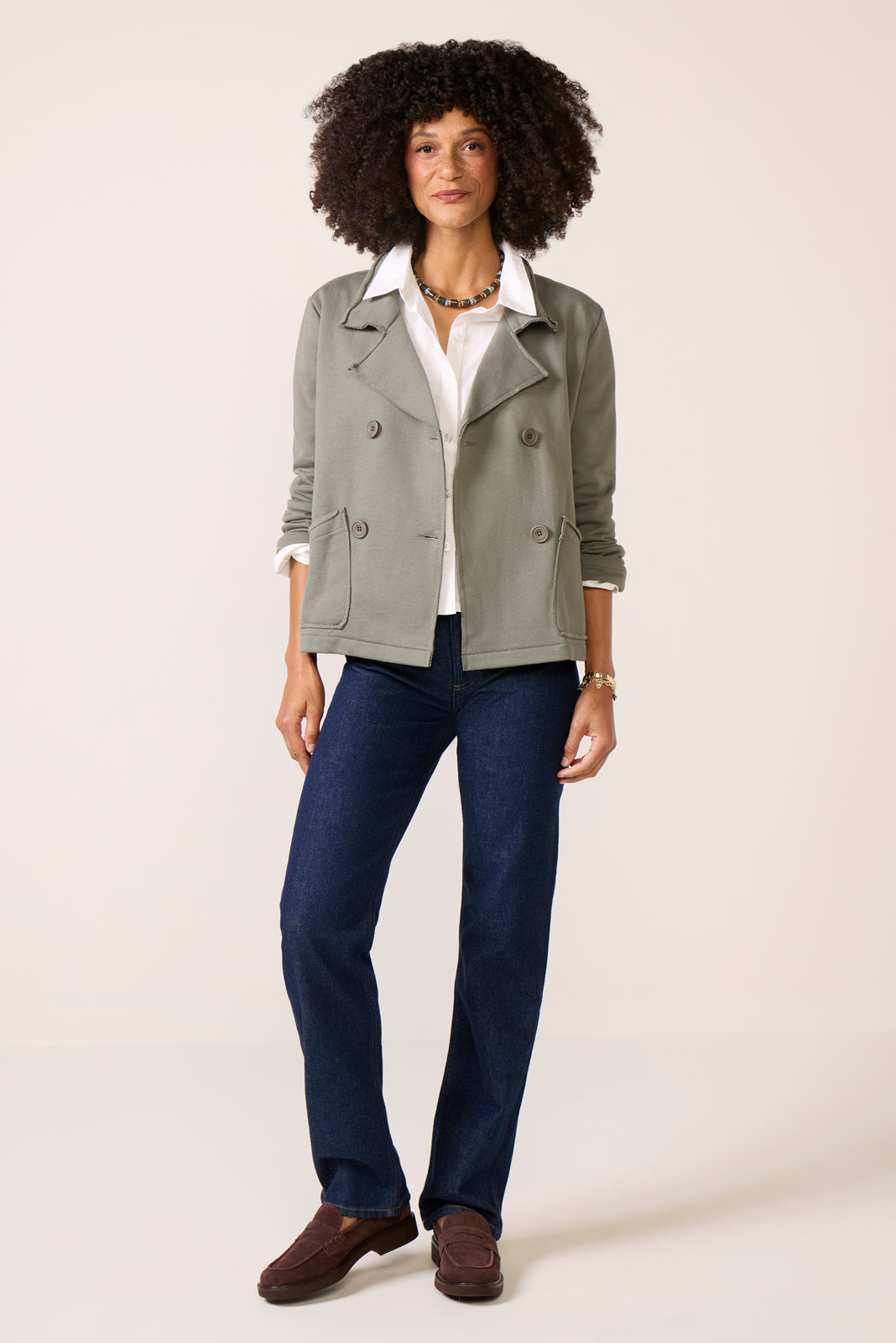 Diana French Terry Blazer