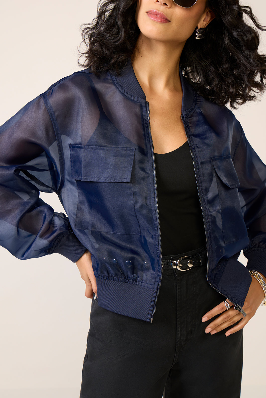 Skyline Organza Bomber