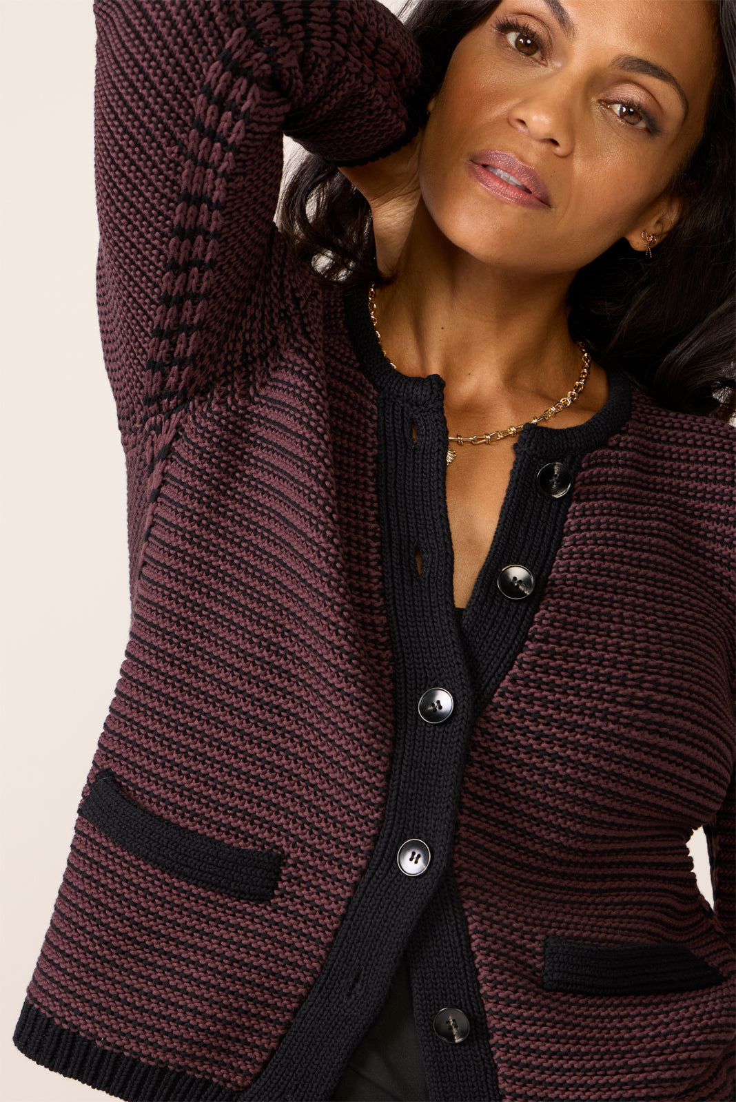 Kaden Crew Neck Cardigan