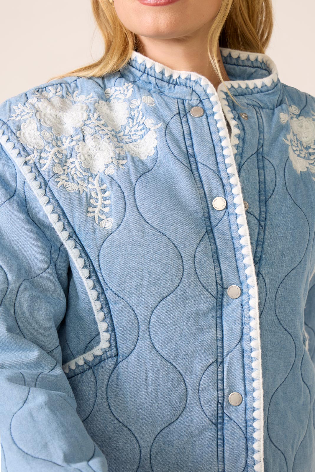 Denim Quilted Jacket
