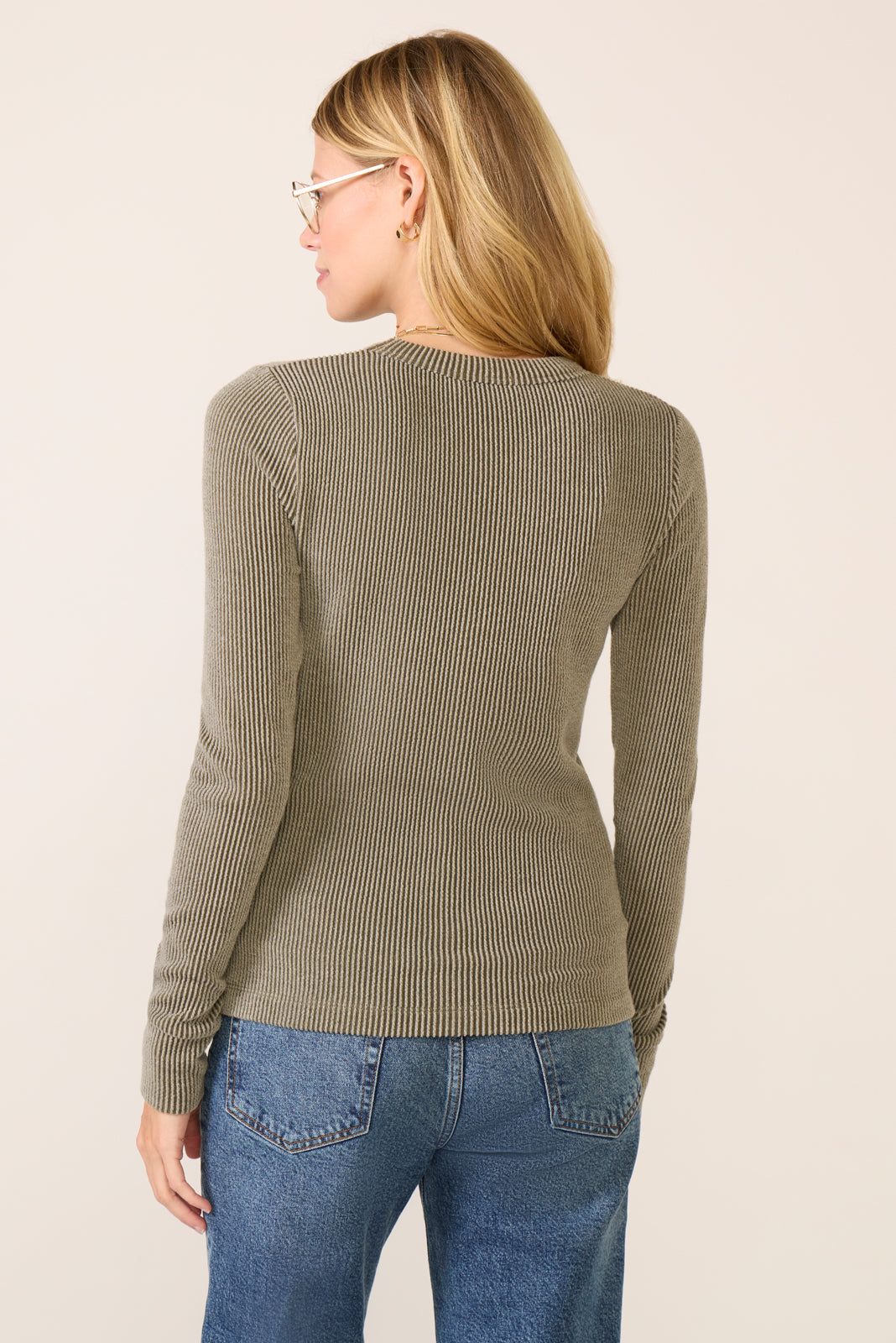 Perry Washed Rib Top