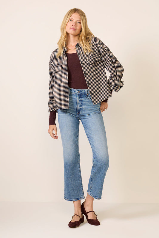 Ally Crop Bootcut Jean