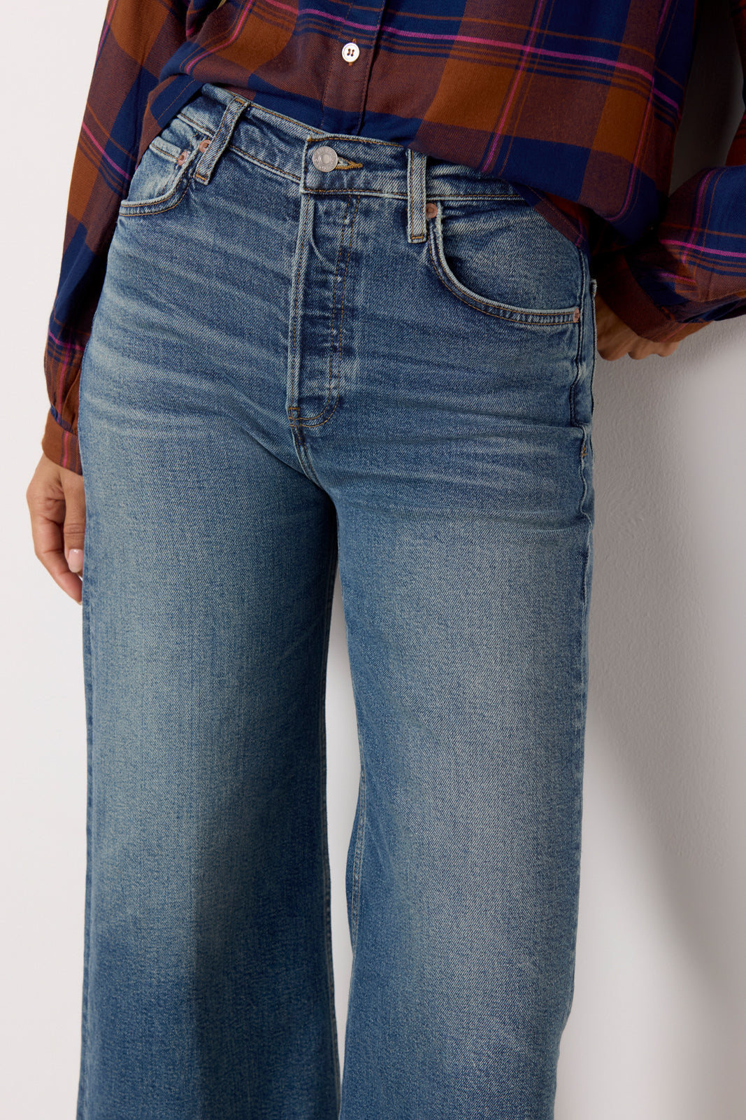 High Rise Wide Leg Crop