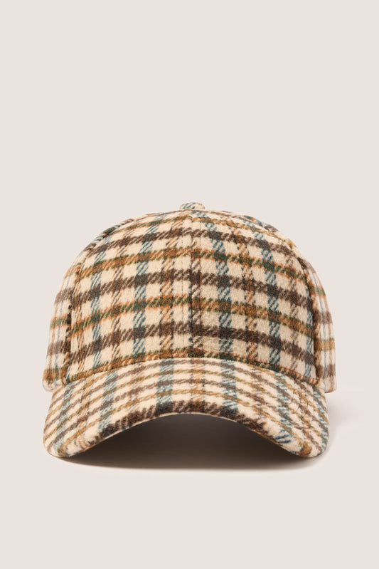 Robbins Plaid Baseball Hat
